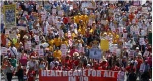 Orange County Obamacare protest at John Campbell's office