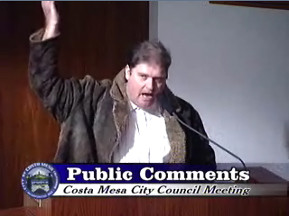 Despite the fact I willfully and deliberately asked members of the audience to stand up during the February 7, 2006 meeting of the Costa Mesa City Council, no criminal charges were ever filed against me.