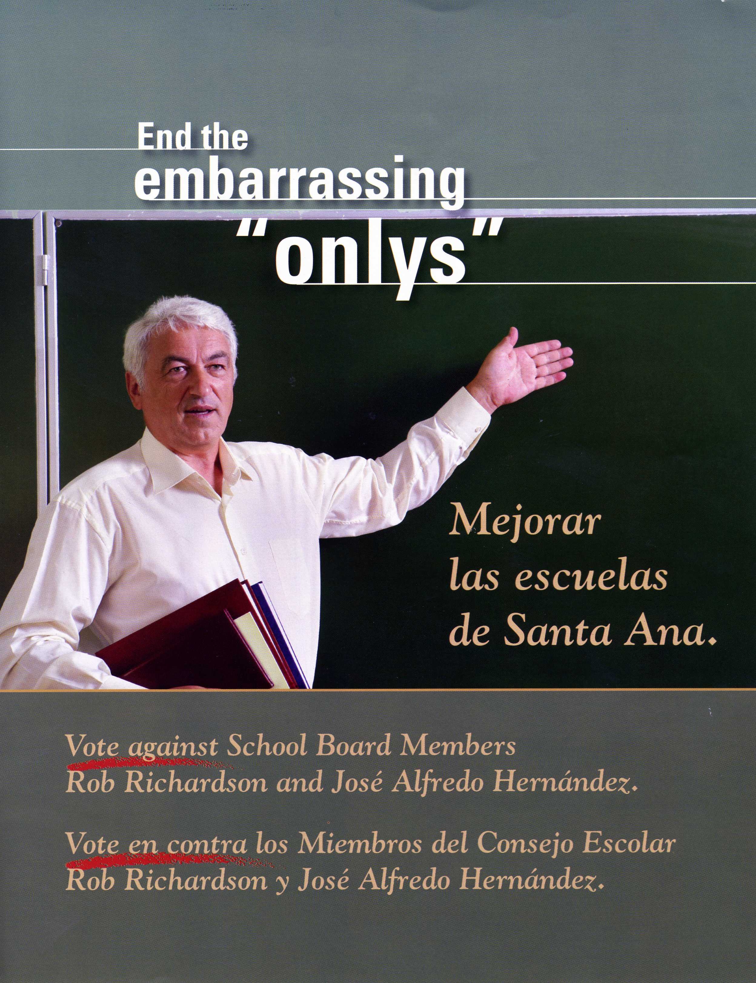 More hits were unleashed today via U.S. Mail against SAUSD Trustees Rob Richardson and Jose Hernandez.  The hits were produced once more by Planned Parenthood, which has endorsed Irene Ibarra, […]