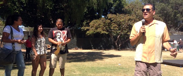 OCLF Santa Ana Zoo Picnic 2014 - Dr Moreno speaking